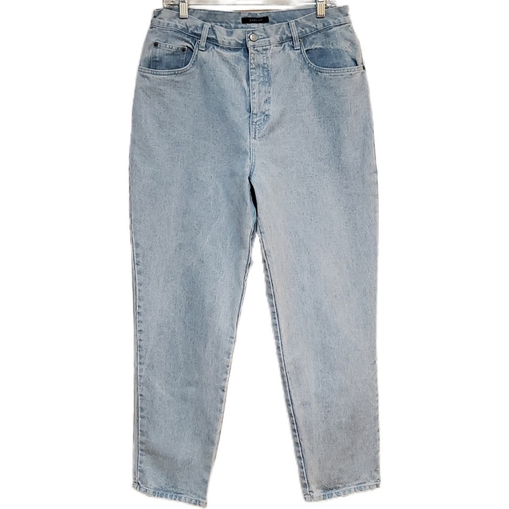 Y2K Acid Wash High‎ Waisted Mom Dad Jeans Vintage Bill Blass Women's Size 14